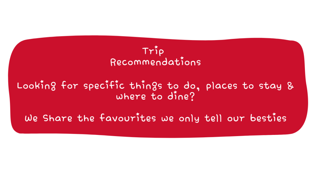 TRIP RECOMMENDATIONS