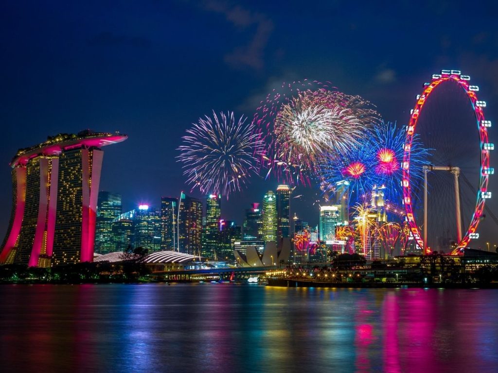 Singapore At Night